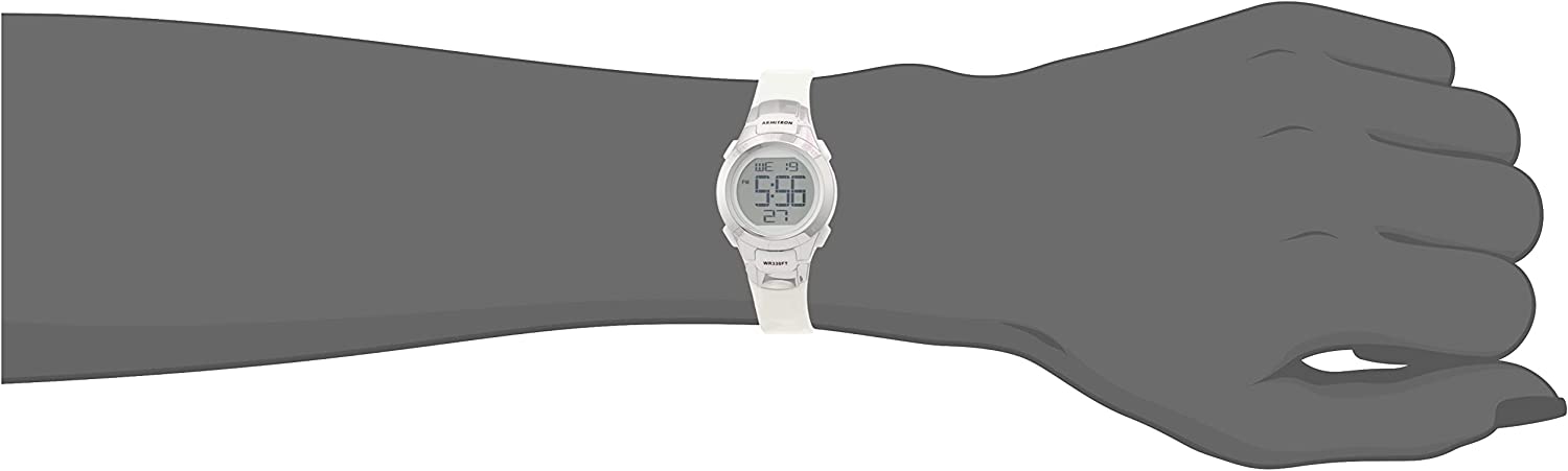 Armitron Sport Women's 45/7012 Digital Chronograph Resin Strap Watch - Image 6